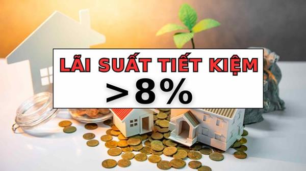 Xuất hiện 3 ngân hàng có lãi suất hơn 8% khi gửi tiết kiệm 13 tháng