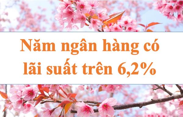 Lãi suất ngân hàng hôm nay 26.7: Năm ngân hàng trên 6,2%