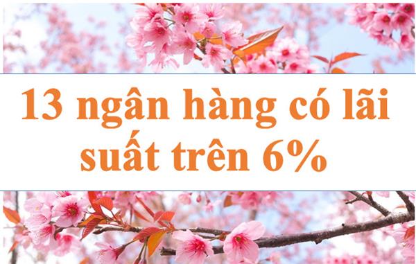 Lãi suất ngân hàng hôm nay 31/07/2024: Liên tục tăng, 13 ngân hàng trên mốc 6%