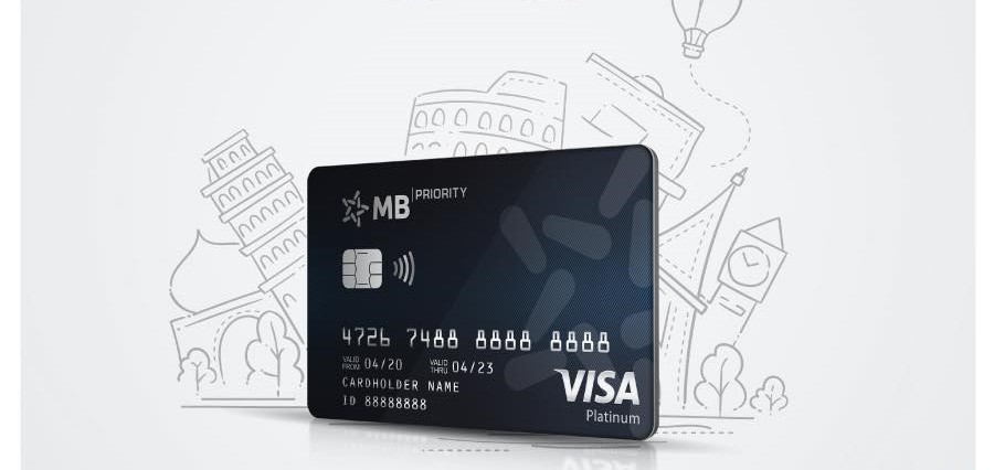 Thẻ tín dụng MB Priority Visa Platinum (Nguồn: Internet)